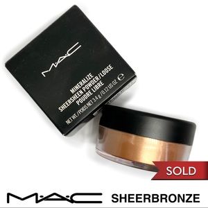 *SOLD* MAC “Sheerbronze” Mineralize Sheersheen Powder Loose Bronzer Discontinued